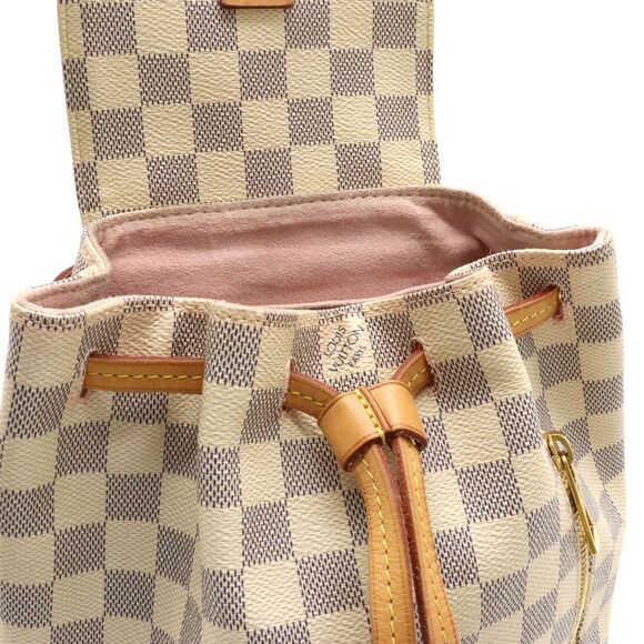 Louis Vuitton Damier Azur Sperone BB Rucksack Mini Rucksack Backpack - Picture 6 of 9